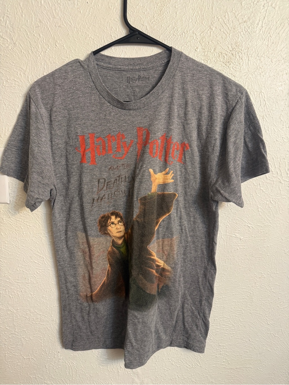 Harry Potter Deathly Hallows Graphic Tee - Gray